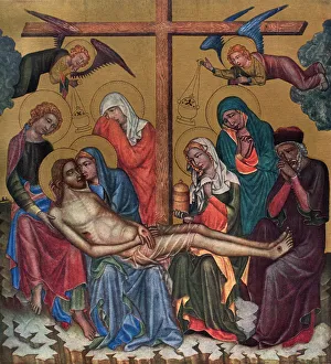 Lament Prints: Lament for Christ, c1350 (1955). Artist: Master of the Vyssi Brod Altar