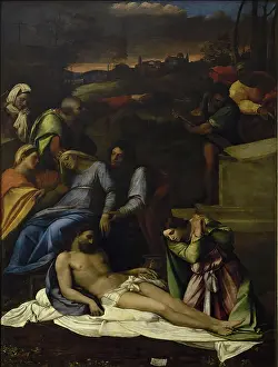 Sadness Prints: The Lamentation, 1516. Creator: Sebastiano del Piombo