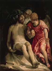 Sadness Prints: The Lamentation, 1581. Creator: Paolo Veronese