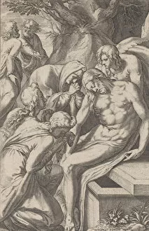 Images Dated 26th October 2020: The Lamentation, 1598-1632. Creator: Raphael Sadeler