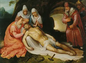 Grief Prints: The Lamentation, 1600. Creator: Cornelis Cornelisz van Haarlem