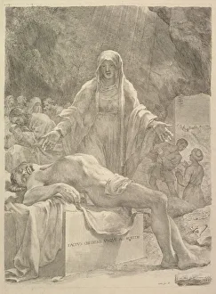 Mellan Claude Collection: Lamentation, 1683. Creator: Claude Mellan