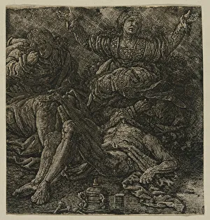 Dunald Mill Hole Prints: The Lamentation, c. 1607. Creator: Hercules Seger