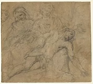 Attributed To Gallery: The Lamentation, c. 1635. Creator: Gaspar de Crayer (Flemish, 1584-1669), attributed to