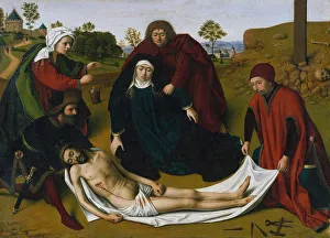 Grief Prints: The Lamentation, ca. 1450. Creator: Petrus Christus
