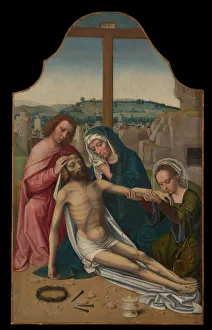 Grief Prints: The Lamentation, ca. 1520-25. Creator: Ambrosius Benson