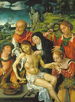 Wound Prints: Lamentation of Christ, 1524. Creator: Joos van Cleve