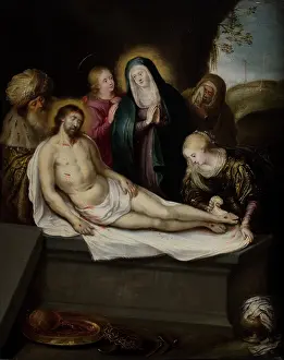 Mourner Prints: Lamentation of Christ, 1st half of 17th century. Creator: Frans Francken II