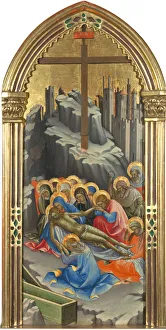 Piet Prints: The Lamentation over Christ. Artist: Lorenzo Monaco (ca. 1370-1425)