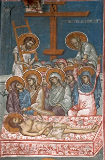 The Lamentation over Christ, ca 1350. Artist: Anonymous