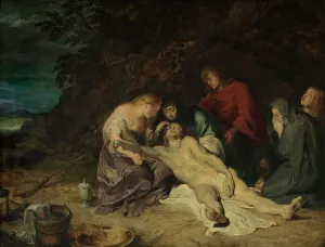Salome Prints: The Lamentation over the Dead Christ, 1614. Creator: Peter Paul Rubens