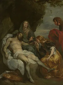 Dyke Sir Anthony Van Prints: The Lamentation over the Dead Christ, c1630s. Creator: Anthony van Dyck