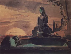 The Lamentation I. Sketch for a mural in the St. Vladimir Cathedral in Kiev, 1887