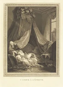 Test Prints: L'Amour à l'epreuve. Creator: Jacques Firmin Beauvarlet