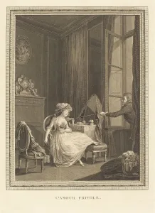 Looking Through Prints: L'amour frivole. Creator: Jacques Firmin Beauvarlet
