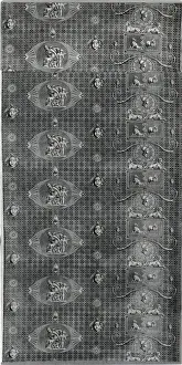 Roller Printing Prints: L'Amour Vainqueur (Love Triumphant) (Furnishing Fabric)