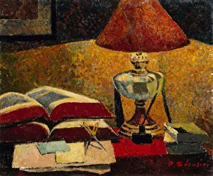 Paul 1864 1927 Prints: Under the Lamp, 1906. Creator: Serusier, Paul (1864-1927)