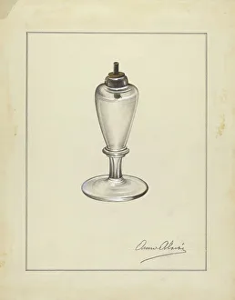 Lamp Stand Prints: Lamp, 1935/1942. Creator: Anna Aloisi