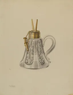 Lamp, 1935/1942. Creator: Charles Caseau
