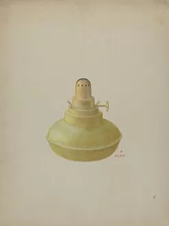 Item Gallery: Lamp, 1935 / 1942. Creator: Margaret Stottlemeyer