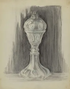 Lamp, 1936. Creator: Burrell