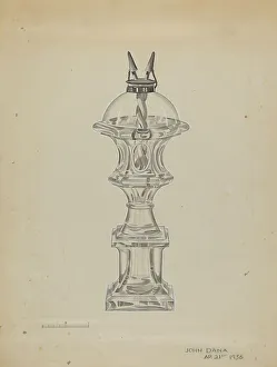Lamp, 1936. Creator: John Dana