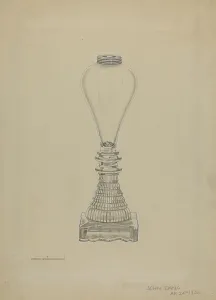 Dana John Prints: Lamp, 1936. Creator: John Dana