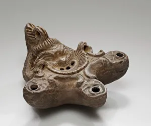 Lamp, 4th century B.C.-4th century A.D. Creator: Unknown