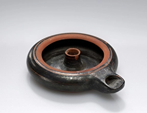 Athenian Prints: Lamp, 5th century BC. Creator: Unknown
