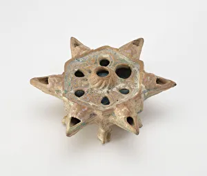 Fritware Prints: Lamp, Ayyubid period, 12th-13th century. Creator: Unknown