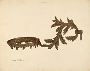Bracket Gallery: Lamp Bracket, c. 1940. Creator: John H. Tercuzzi