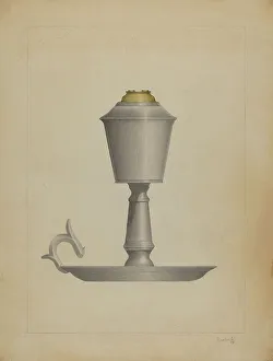 Lamp, c. 1936. Creator: Burton Ewing