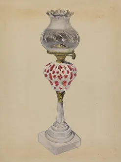 Elegant Collection: Lamp, c. 1936. Creator: Gertrude Lemberg
