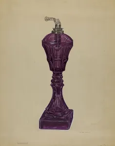 Double Prints: Lamp, c. 1936. Creator: John Dana