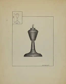 Lamp, c. 1936. Creator: Matthew Mangiacotti