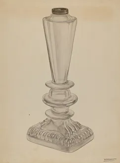 Frank Fumagalli Prints: Lamp, c. 1937. Creator: Frank Fumagalli