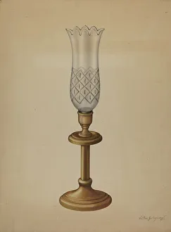 Lamp, c. 1939. Creator: Walter G. Capuozzo