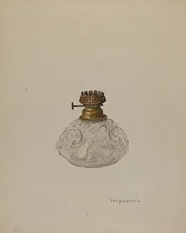 Buergerniss Carl Prints: Lamp, c. 1940. Creator: Carl Buergerniss
