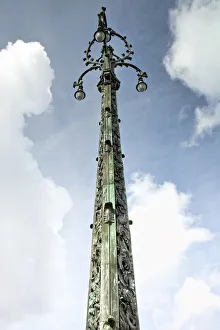 Lamp column, Av des Azalees / Av. Paul Deschanel, 1913, (c2014-2017). Artist: Alan John Ainsworth