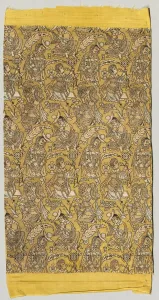 Safavid Period Prints: Lampas with dancers and musicians, 1600-1650. Creator: Unknown
