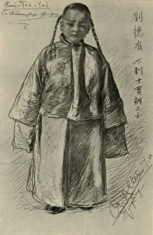 Andresen Prints: Lan-Tak-Yau - Chinese boy, Hong Kong, 1898. Creator: Christian Wilhelm Allers