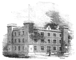 Armoury Prints: The Lancashire Militia New Depot, at Preston, 1857. Creator: Unknown