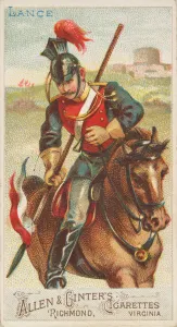 Lance, from the Arms of All Nations series (N3) for Allen & Ginter Cigarettes Brands