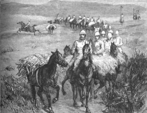 Pack Horse Prints: Lancers Returning from a Foray, c1880