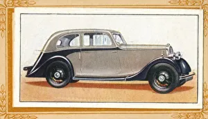 Lanchester Prints: Lanchester 10 Streamlined Saloon, c1936