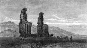 Memnon Prints: The Land of Egypt, 1862. Artist: M Jackson