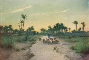 R Talbot Kelly Prints: In the Land of Goshen - Evening, c1880, (1904). Artist: Robert George Talbot Kelly