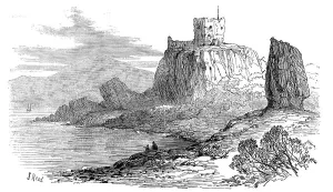 The Land of Lorne: Dunolly Castle, 1871. Creator: Unknown