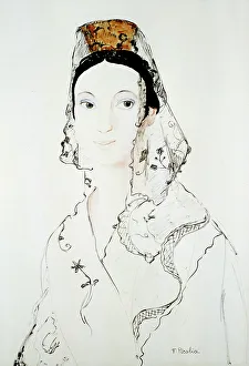 Francis Picabia Prints: L'Andalouse, 1927. Creator: Francis Picabia