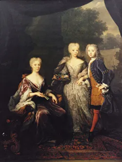 Landgravine Marie Louise of Hesse-Kassel (1688-1765), Princess of Orange, with children Landgravine Marie Louise of Hesse-Kassel (1688-1765), Princess of Orange, with children